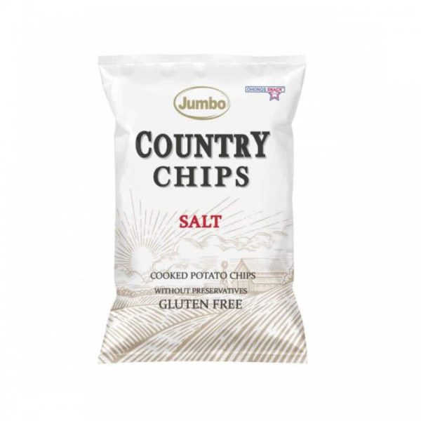 Jumbo Country chips πατατάκια αλάτι χωρίς γλουτένη