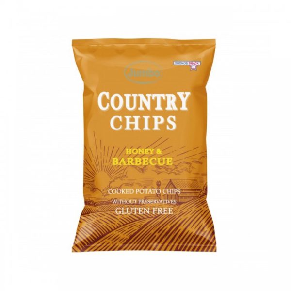 Jumbo Country Chips με Μέλι και Barbeque - Χωρίς Γλουτένη