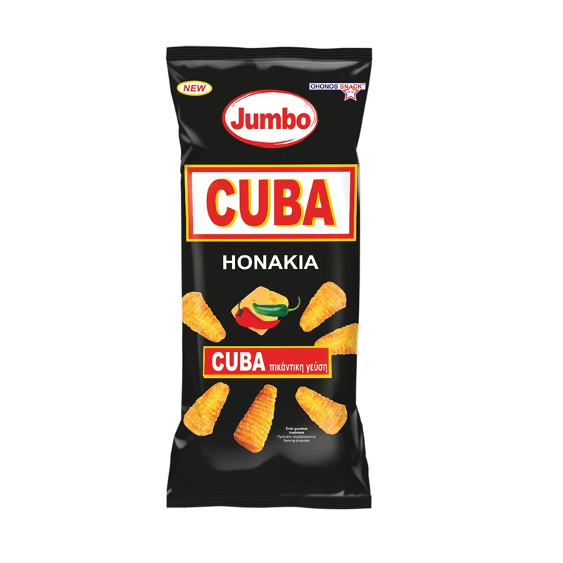 Jumbo cuba honakia snack επαγγελματική συσκευασία 250gr