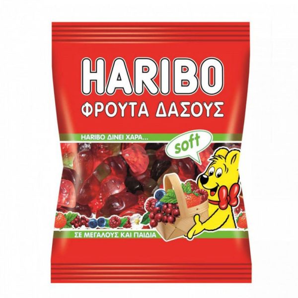 Haribo ζελεδάκια Beerentraum με φρούτα του δάσους 100gr
