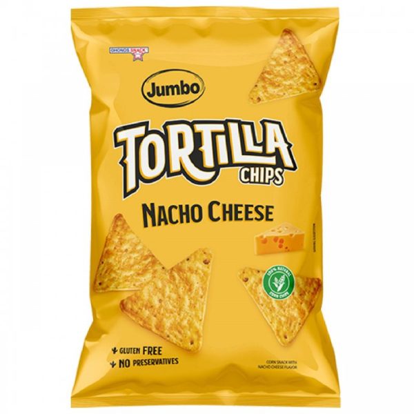 Jumbo Tortilla chips nacho cheese χωρίς γλουτένη
